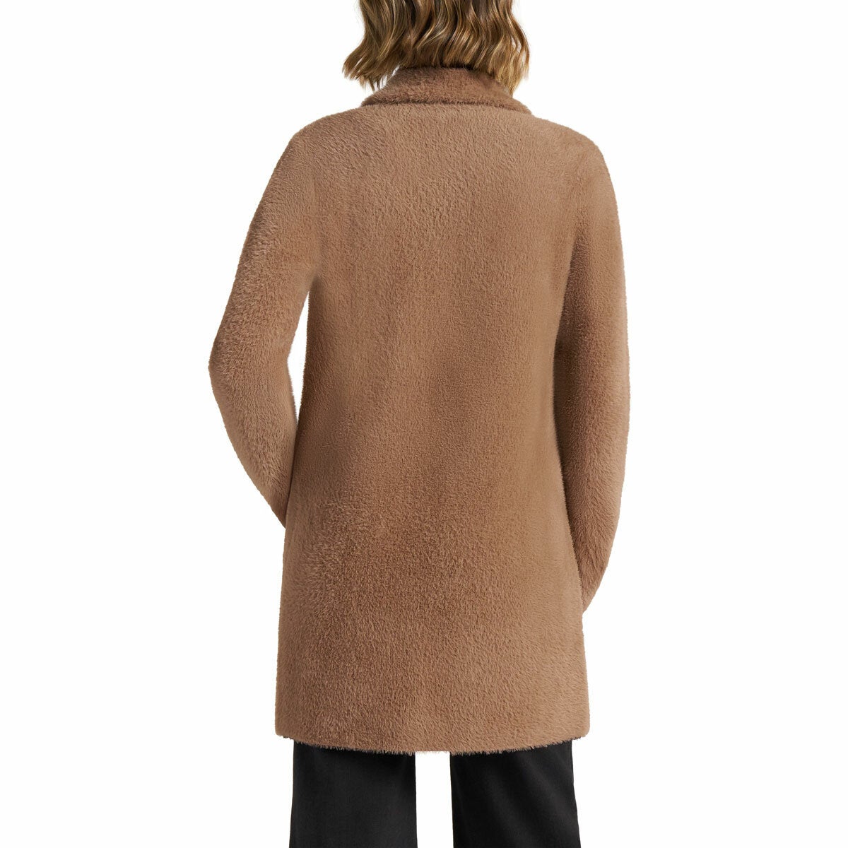 Matty M Women's Plush Coatigan in Light Brown Matty M Women's Plush Coatigan in Light Brown