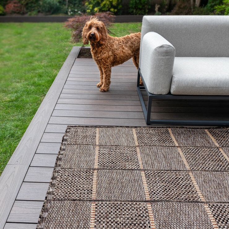 Concept Looms Sumac Mocha Indoor Outdoor Rug, in 3 Sizes