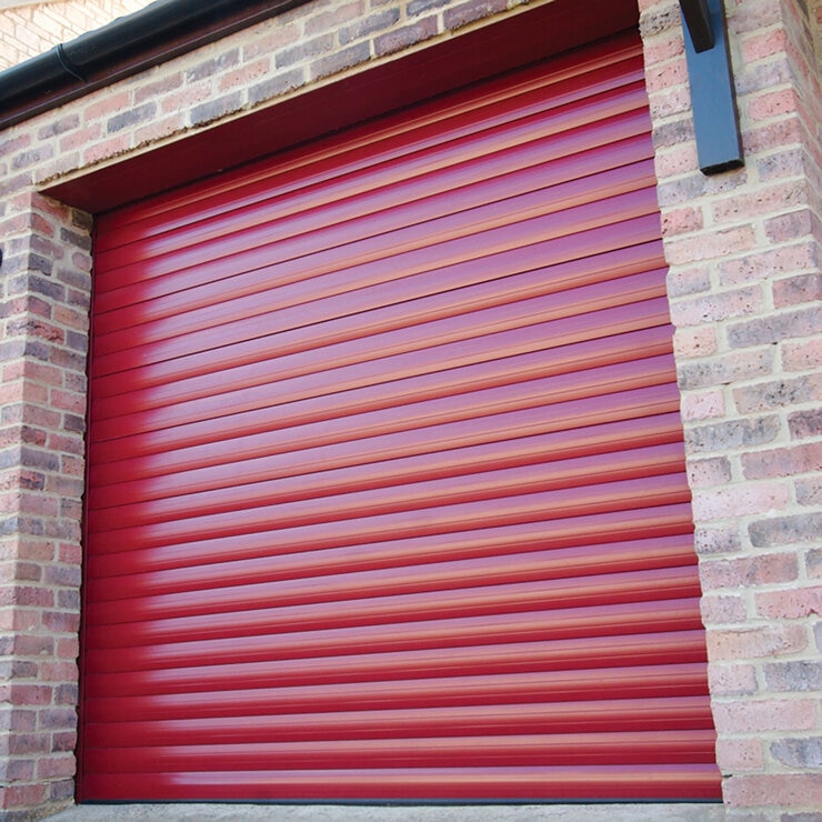 Cardale White Electric Roller Door 77mm up to 5 metres width