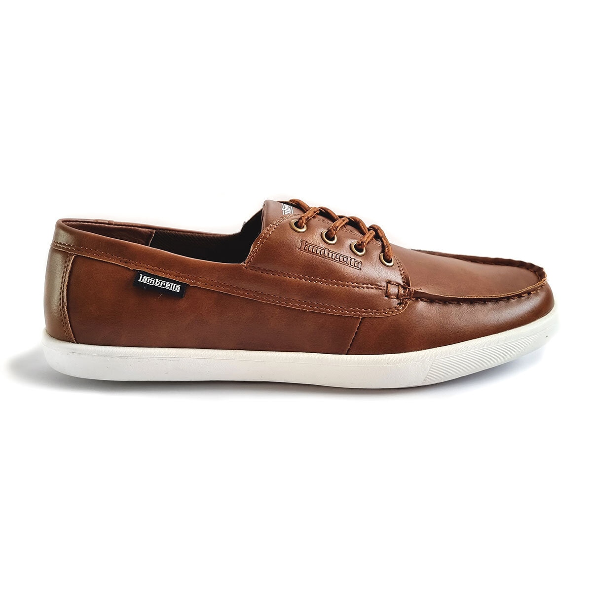 Lambretta Men's Vulkan Boat Shoe in Brown