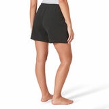 Well + Home Ladies 3 Piece Waffle Lounge Set in Black