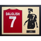 Kenny Dalglish Signed Framed 1986 Liverpool Football Shirt