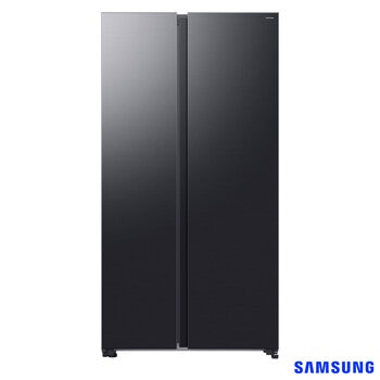 Samsung Bespoke Series 7 RS70F68QBFEU, Side by Side Fridge Freezer, B Rated in Black