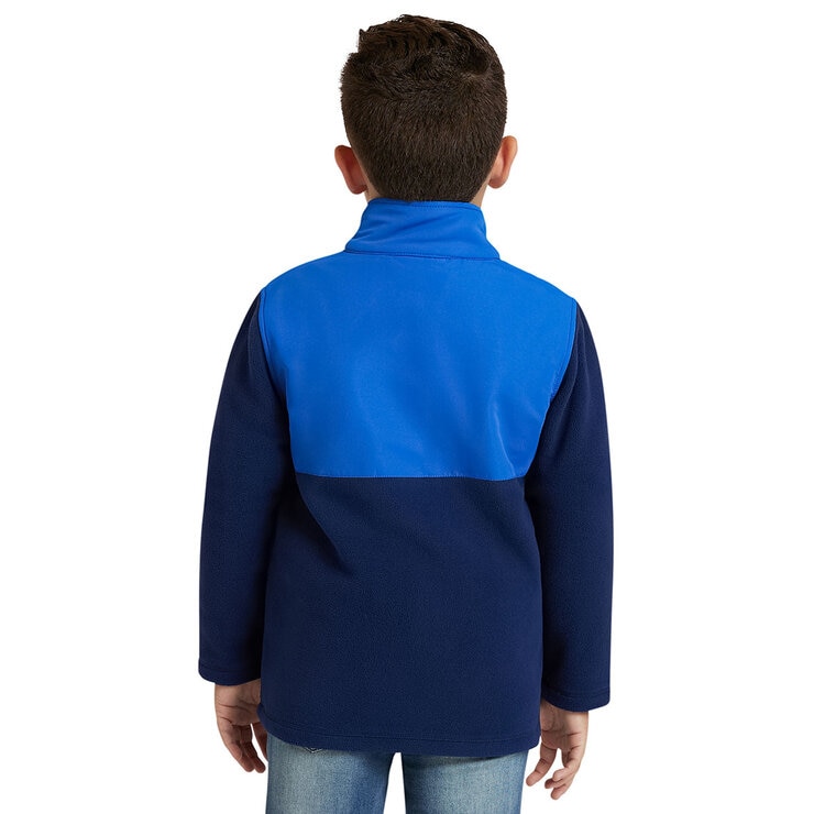 Eddie Bauer Full Zip Fleece Jacket in Navy