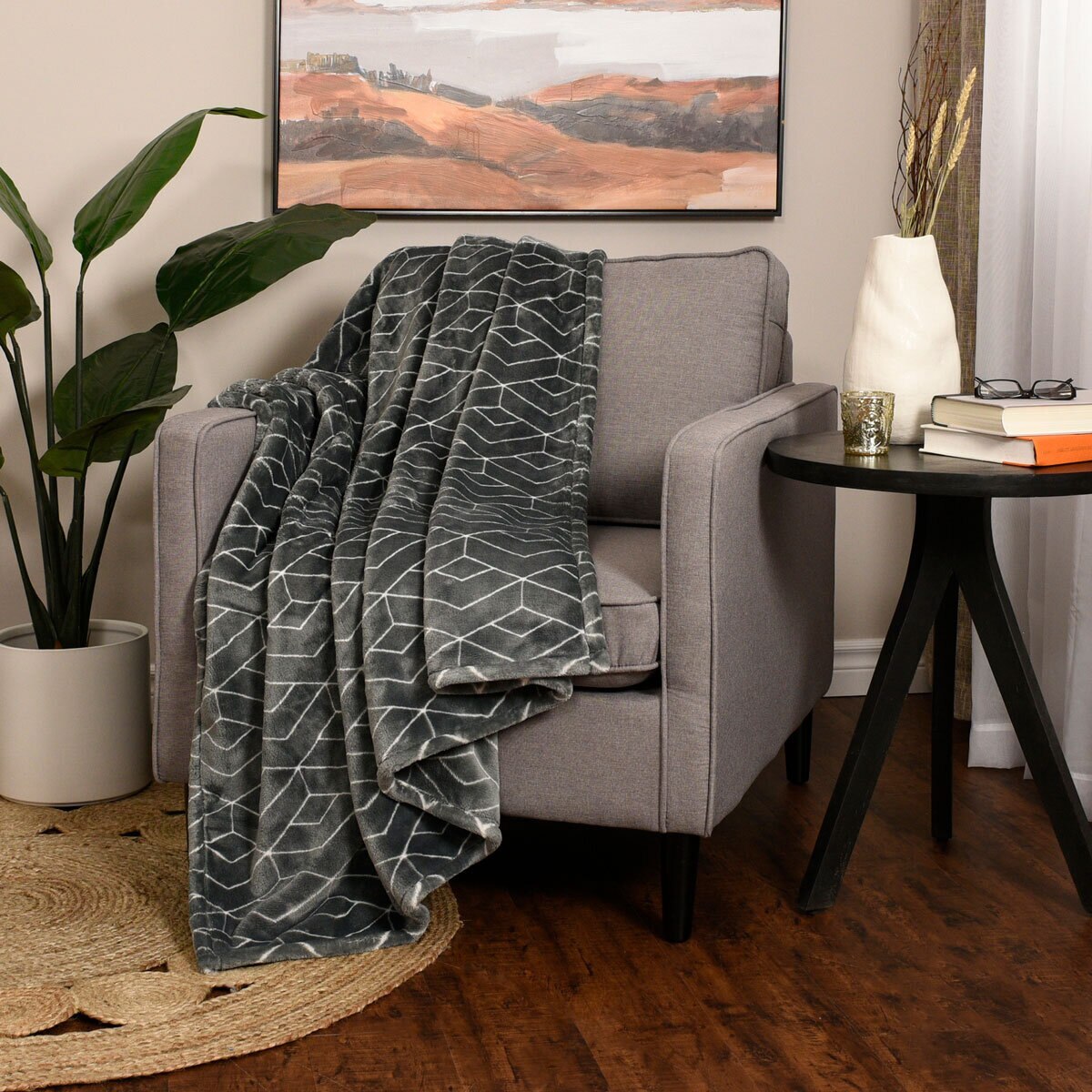 Life Comfort Urban Plush Throw, in 4 Designs, 152 x 177 cm