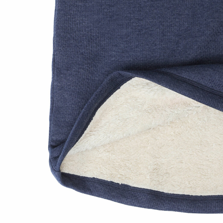 BC Clothing Men's Waffle Crew Sweater in Blue BC Clothing Men's Waffle Crew Sweater in Blue