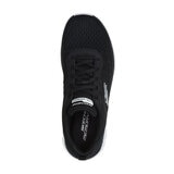 Skechers Ladies Track Staple Trainer in Black, Size 5