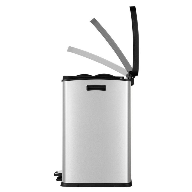 EKO Rejoice 30+30L Extra Large Stainless Steel Pedal Bin EKO Rejoice 30+30L Extra Large Stainless Steel Pedal Bin