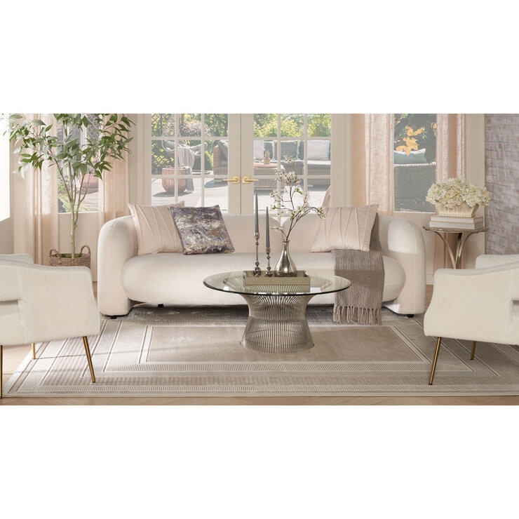 Glitz Ivory Border Rug, 300 x 239 cm Glitz Ivory Border Rug, 300 x 239 cm