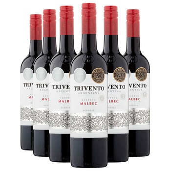 Trivento Reserve Malbec, 6 x 75cl