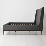 Swyft Bed 02 Charcoal Grey Velvet Bed Frame, Super King