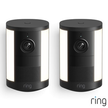 Ring Spotlight Cam (2nd Gen) Battery Black Security Camera - 2 Pack Ring Spotlight Cam (2nd Gen) Battery Black Security Camera - 2 Pack