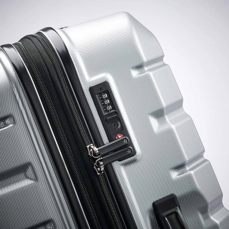 Samsonite Tech3, 2 Piece Hardside Suitcase Set, Silver Costco UK