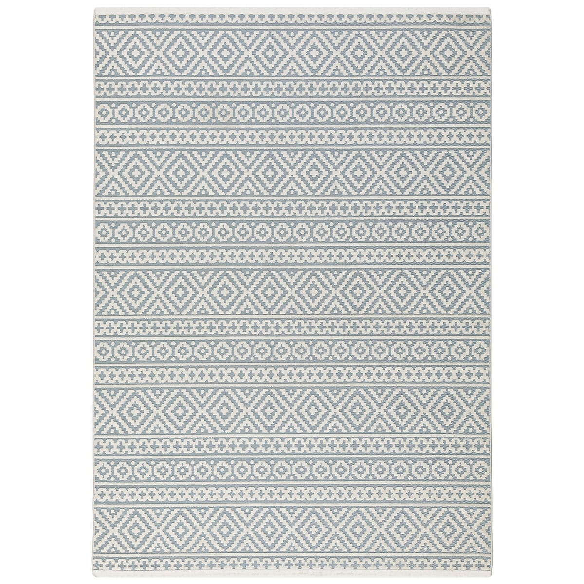 Concept Looms Jazz Deco Indoor / Outdoor Rug in Blue, 220 x 160 cm