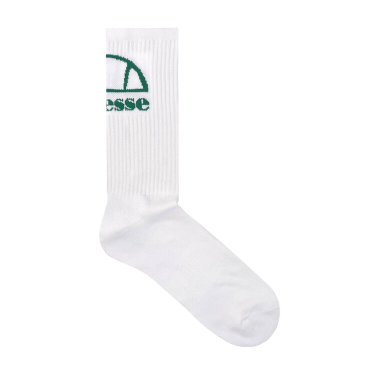 Ellesse Men's Heritage Crew Socks 10 Pack in White Ellesse Men's Heritage Crew Socks 10 Pack in White