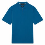 Ted Baker Men's Cyrile Zip Polo Shirt in Blue