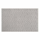 Nubby Chevron Bath Mat in Grey, 56 x 91 cm
