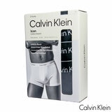 Calvin Klein Icon Trunks 3 Pack in Black