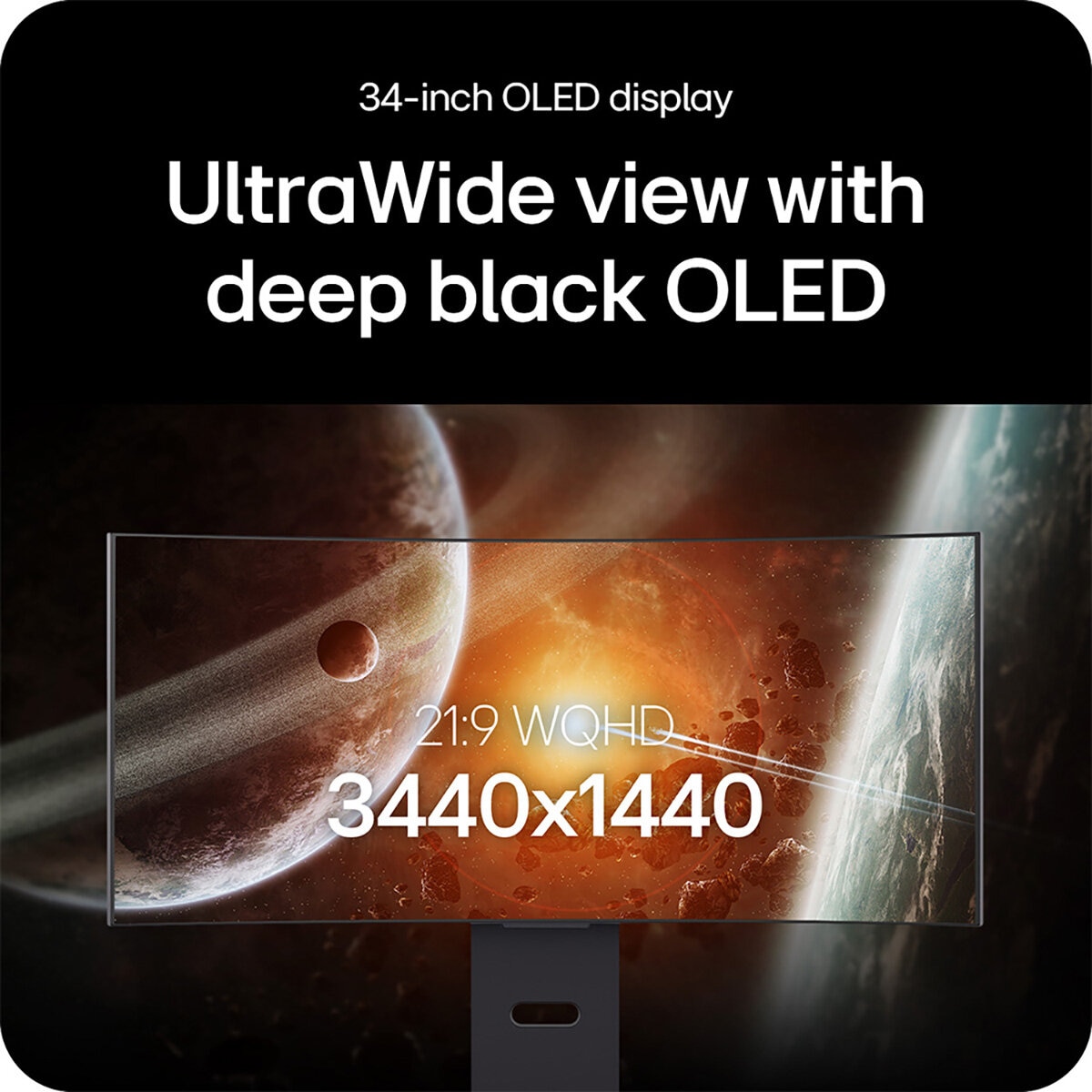 LG UltraGear 34 Inch WQHD 240Hz OLED Gaming Monitor, 34GX900A-B