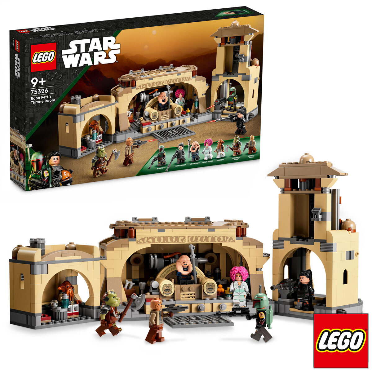 Buy LEGO Star Wars Boba Fett's Throne Room Box & Items Image at Costco.co.uk