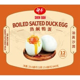 Shen Dan Boiled Salted Duck Egg, 12 Eggs