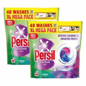 Persil Colour 4 in 1 Capsules, 2 x 48 Wash Persil Colour 4 in 1 Capsules, 2 x 48 Wash