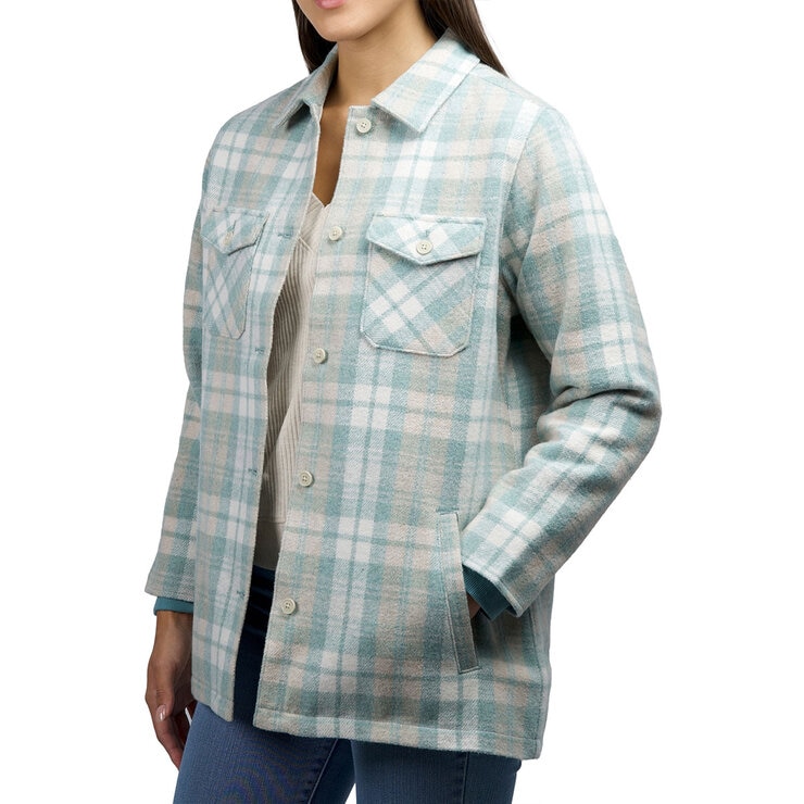 Jachs Women's Wool Blend Shacket in Mint Jachs Women's Wool Blend Shacket in Mint