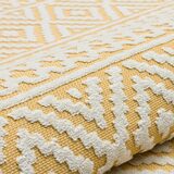 Concept Looms Jazz Deco Indoor / Outdoor Rug in Amber, 220 x 160 cm