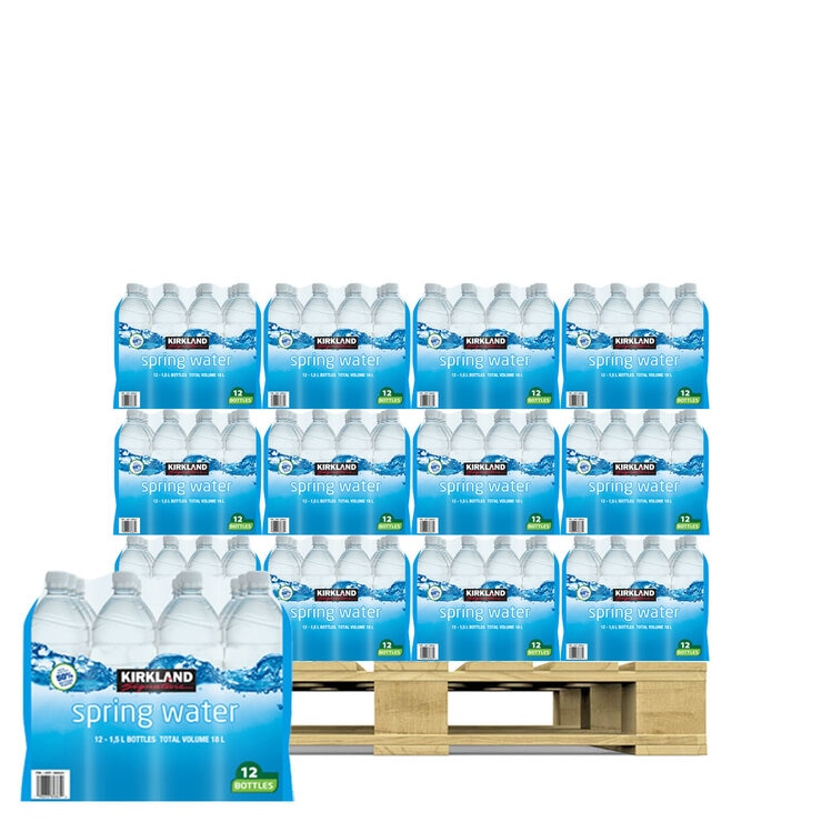 Kirkland Signature Spring Water, 1.5L Pallet Deal (42 x 12ct Cases)