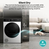Hisense KitchenFit 5i Series DH5i104BWAB, 10kg Heat Pump Dryer, A+++ Rated in White