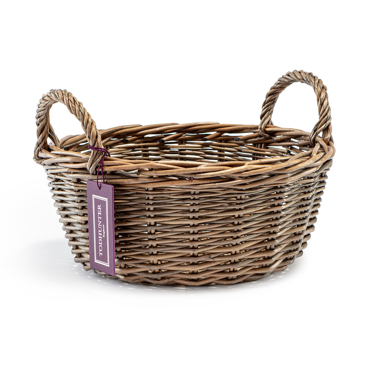 Basket on its own with Todhunter label