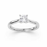 0.50ct Brilliant Cut Diamond Solitaire Ring, Platinum