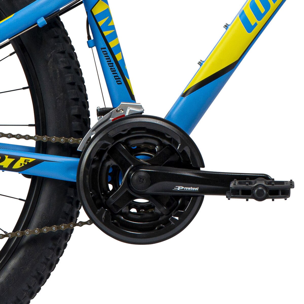 Lombardo Mozia Mountain Bike in Blue/Yellow in 2 Sizes | Costco UK