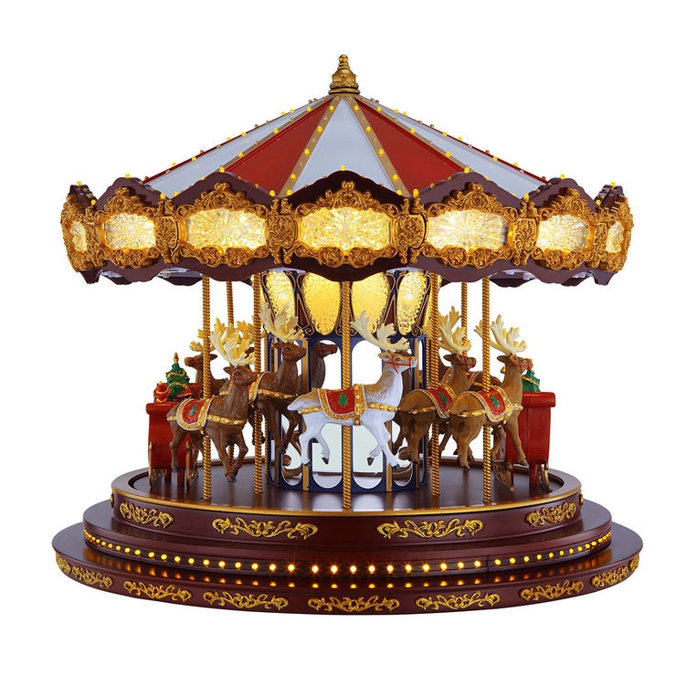Mr Christmas Carousel on white background Mr Christmas Carousel on white background