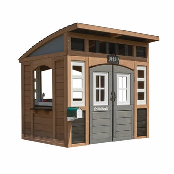 Studio image of the KidKraft Sunny Bluff Outdoor Playhouse
