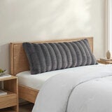 Casual Living Faux Fur Grey Body Pillow, 50 x 121 cm Casual Living Faux Fur Grey Body Pillow, 50 x 121 cm