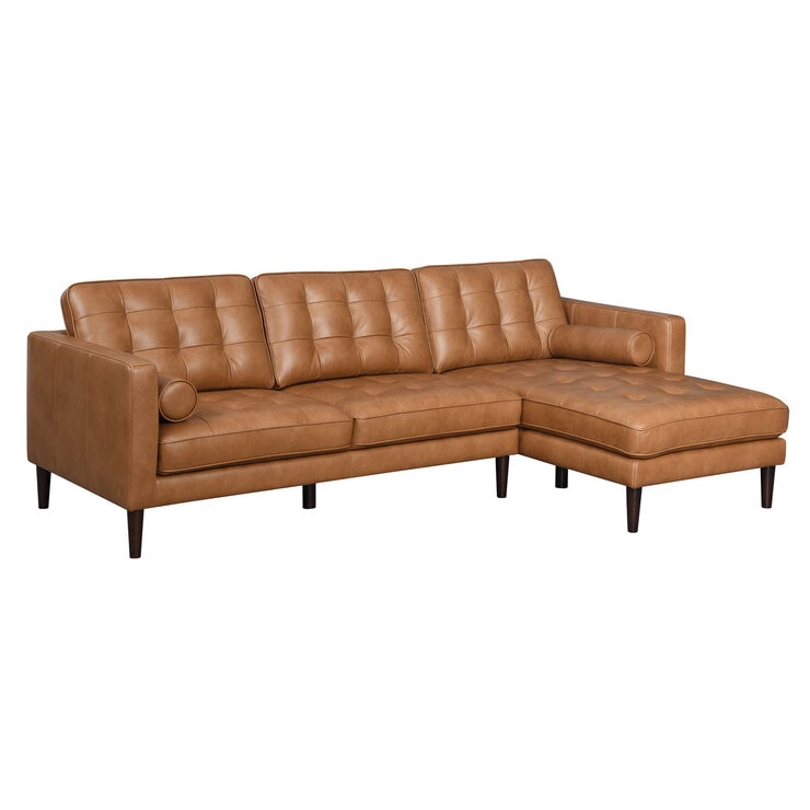 Simon Li Harstine Leather Sofa