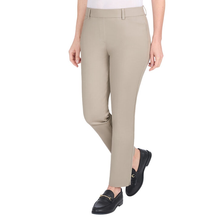 Hilary Radley Ladies Pull On Pant in Beige
