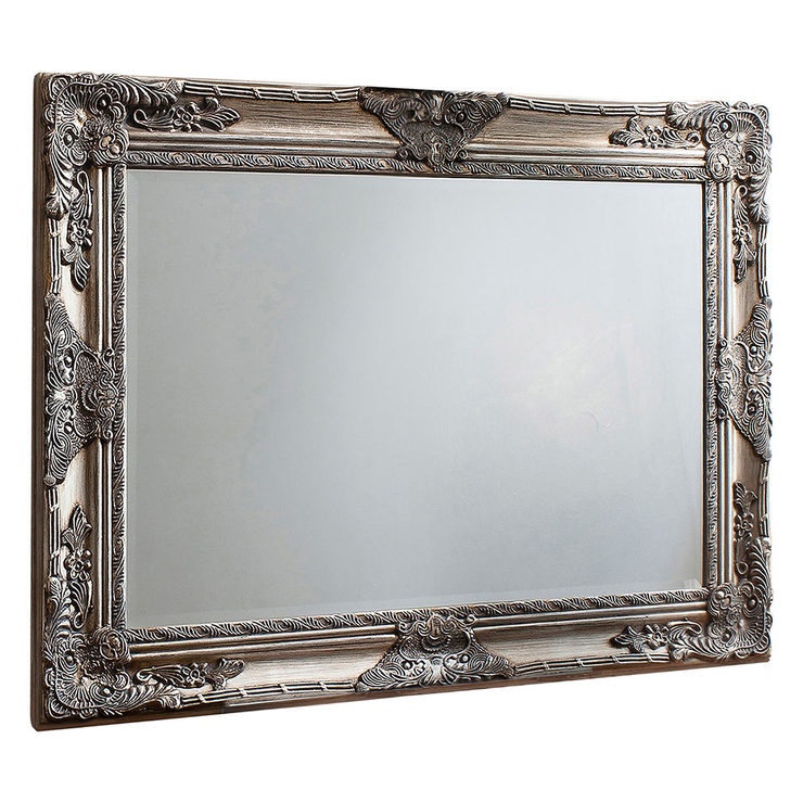 Gallery Hampshire Silver Rectangle Mirror, 113 x 84 cm Costco UK