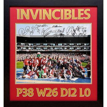 Arsenal Invincibles Photo Signed by 14
