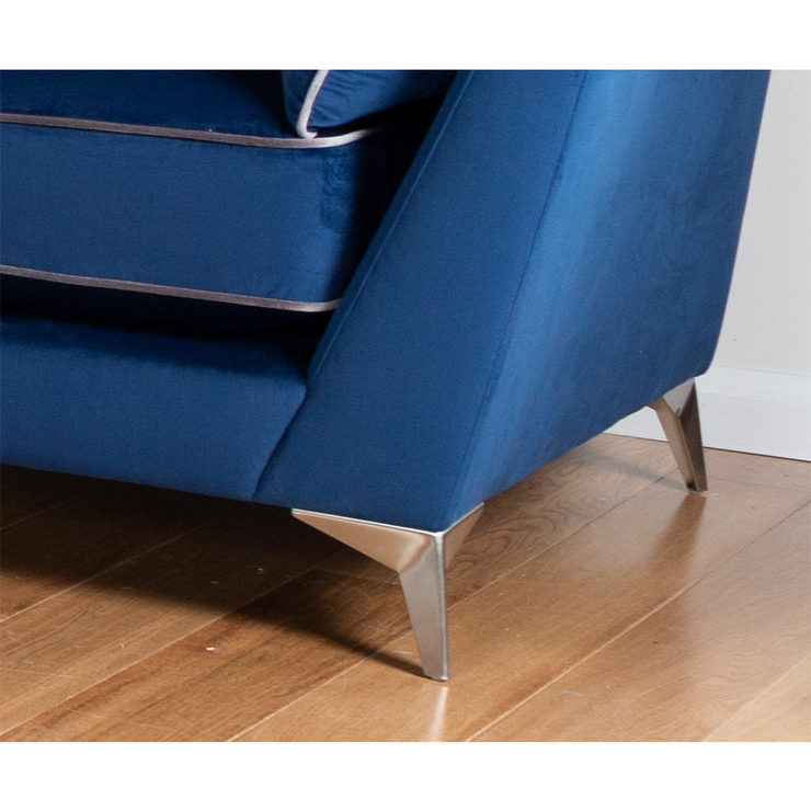 Roko Blue Velvet 2 Seater Sofa Costco UK