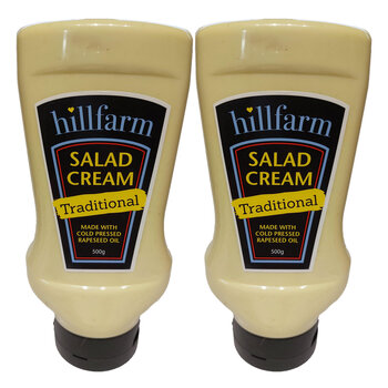 Hillfarm Salad Cream, 2 x 500g