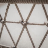 Maze Monaco 3 Piece Deep Seating Corner Patio Set in Cool Linen