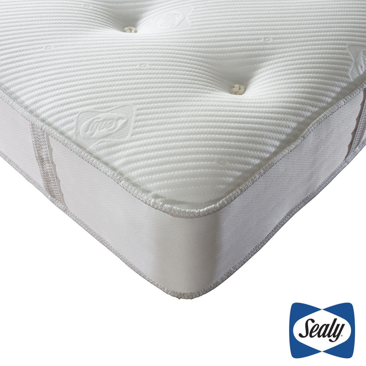 Sealy 1000 Deluxe Pocket Memory Tufted Mattress, Double