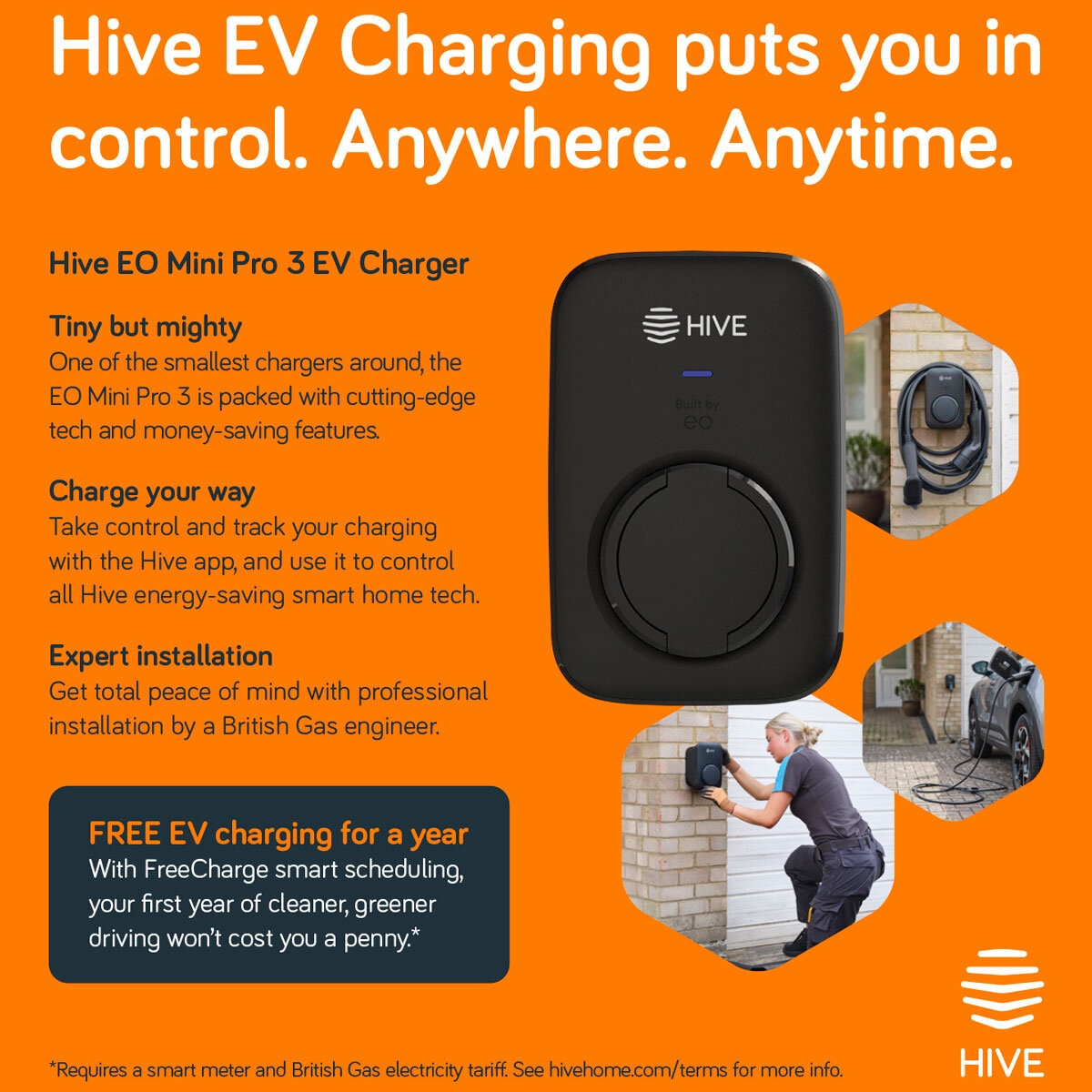 Hive EV Charger Mini Pro 3 - Untethered