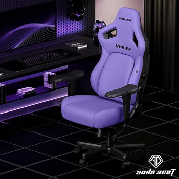 anda seaT Kaiser Series 4 Large Gaming Chair, Purple