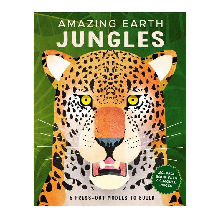 Amazing Earth Book with 5 Press-Out Models To Build, Jungles Amazing Earth Book with 5 Press-Out Models To Build, Jungles