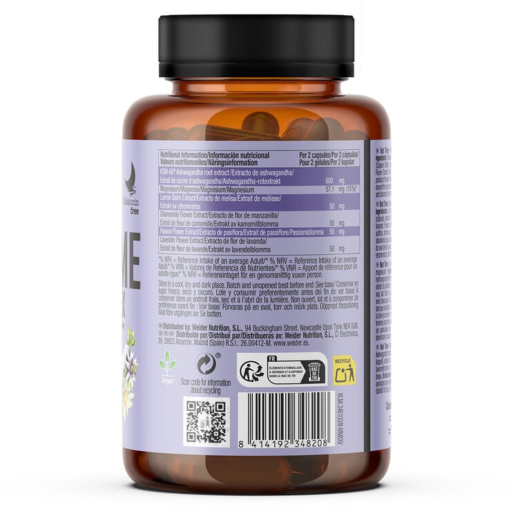 Weider Bedtime Complex Label