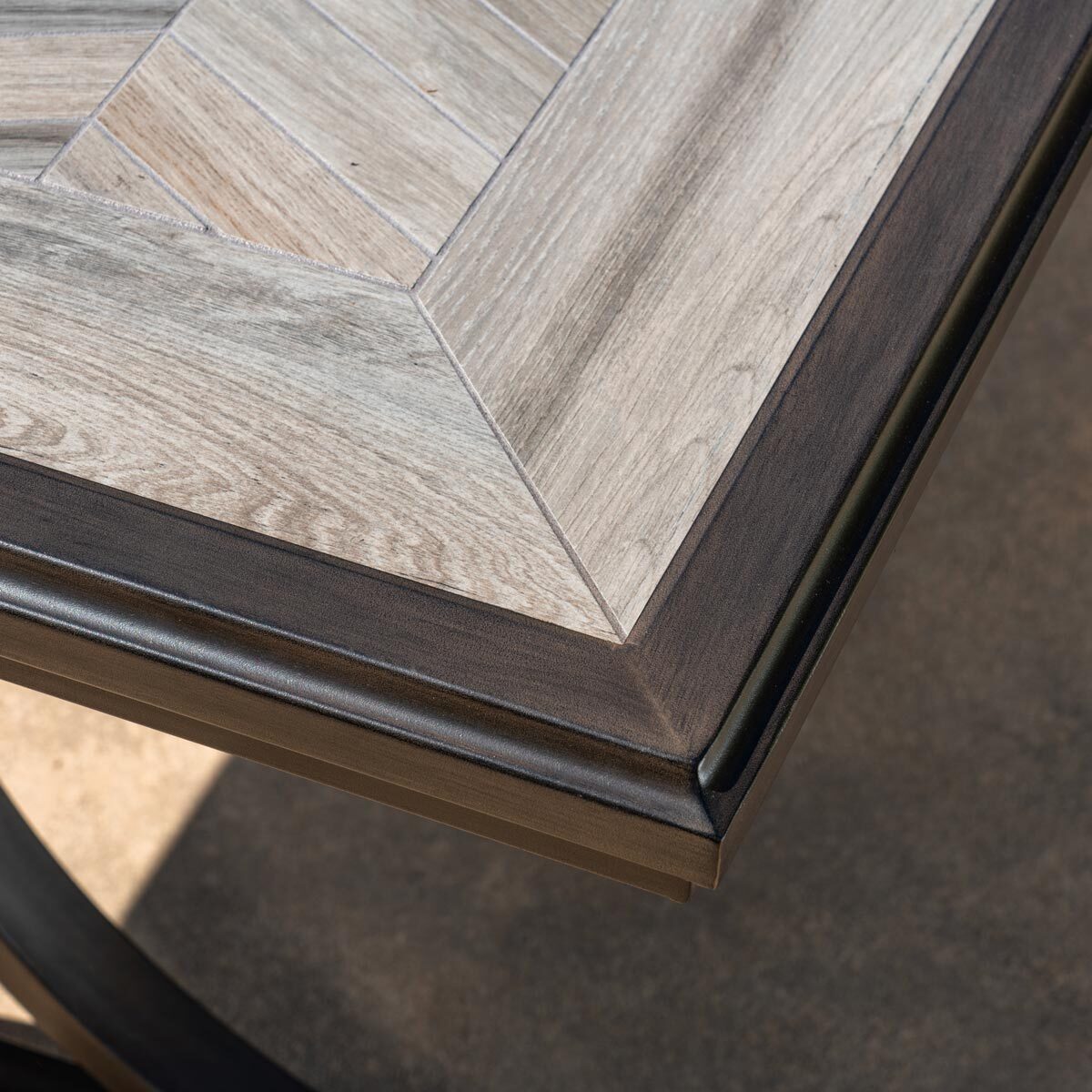 Sunvilla Preston 7pc Woven Dining Set Stationary Costco UK