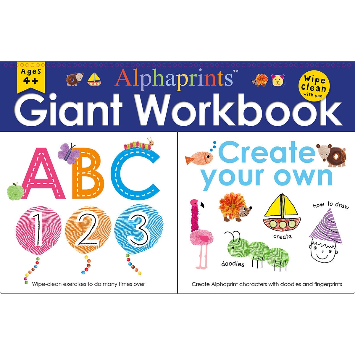 Giant Spiral Wipe-Clean Workbook (3+ Years)